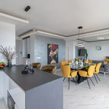 Lux Penthouse Panoramic View With Jacuzzi Apartment Makarska Exterior photo