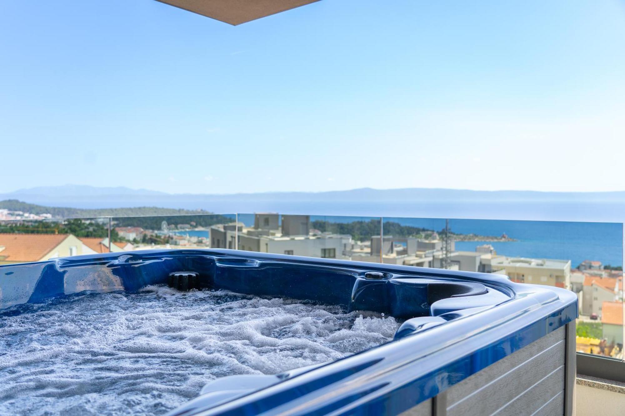 Apartment Lux Penthouse Panoramic View With Jacuzzi Makarska