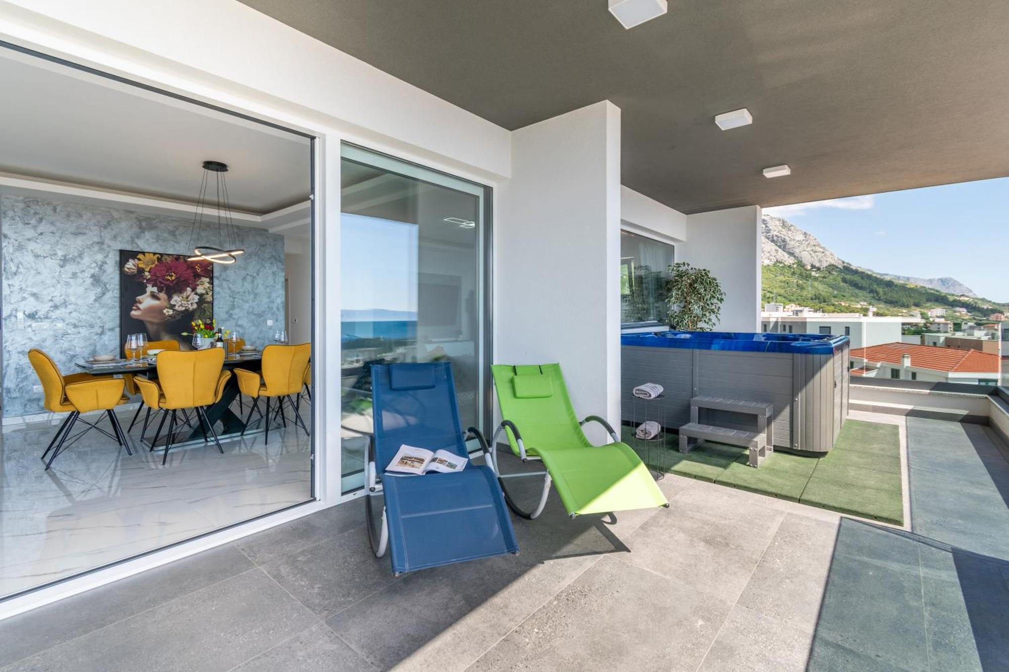 Lux Penthouse Panoramic View With Jacuzzi Apartment *